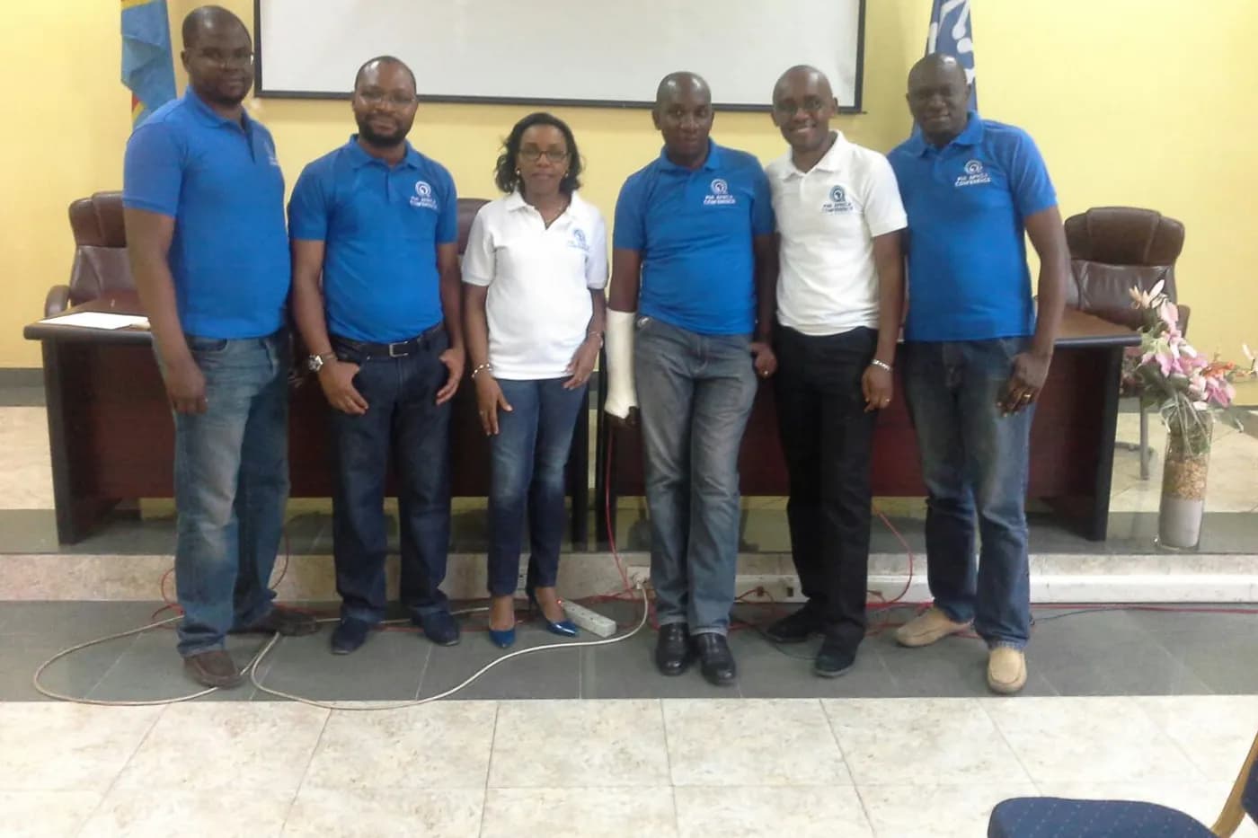 Le premier meetup du chapitre au CEPAS à Kinshasa en mars 2017